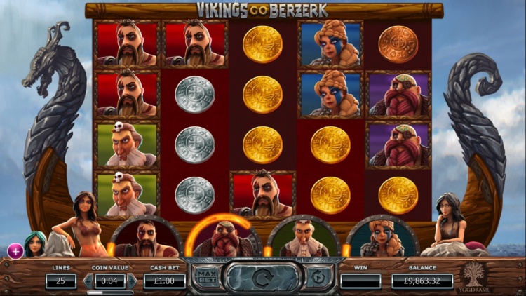 Игровой автомат «Vikings Go Berzerk» в казино Вулкан Россия