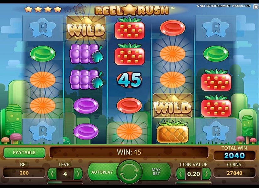 Игровой автомат «Reel Rush» на официальном сайте Вулкан Удачи