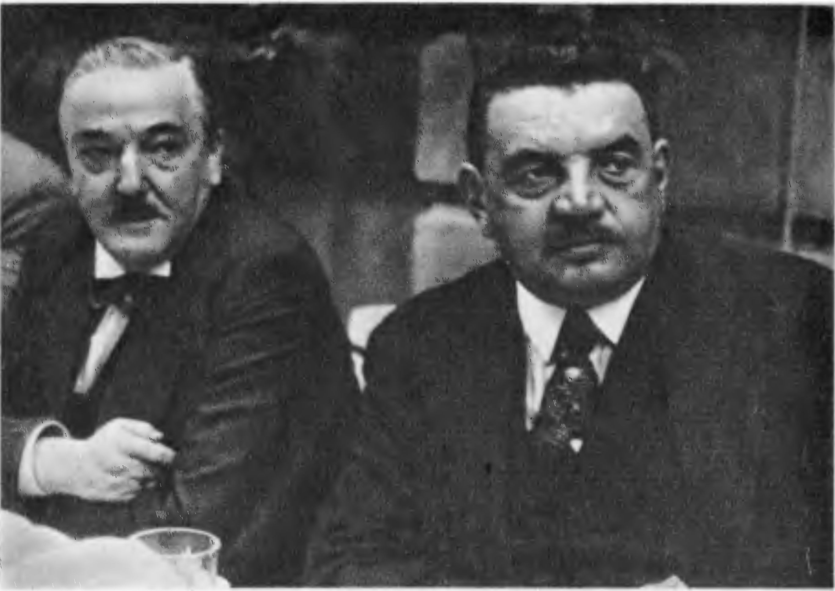 Посол Франции в СССР Ш. Альфан и Э. Эррио. Одесса, 1933 г.